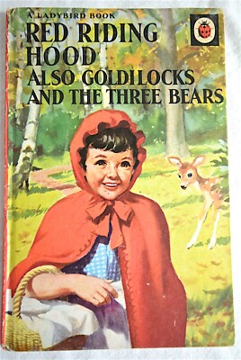 VINTAGE/RARE LADYBIRD BOOK RED RIDING HOOD GOLDILOCKS AND THE THREE BEARS 