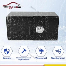 36 x 18 x 18 inch Heavy Duty Truck Tool Box Steel Underbody with Bard Door
