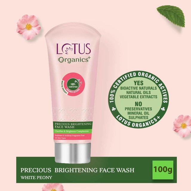 Lotus Organics+ Precious Brightening Face Wash 100 ml eBay