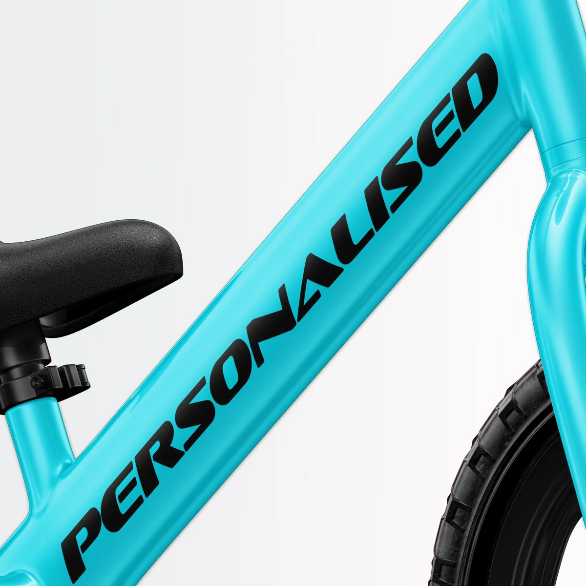 2x Personalised Bike Frame Text Lettering Decal Stickers BMX Mountain Bike