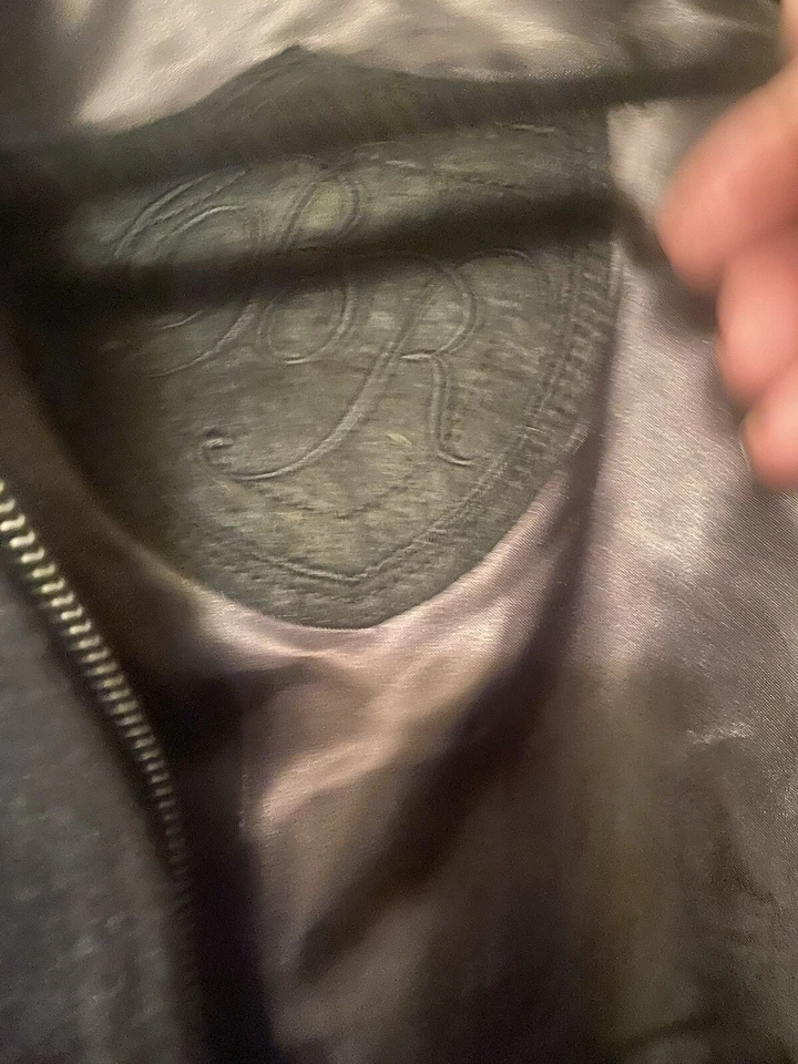 Black Rivet Mens Medium Black Wool Blend Coat Hooded Full Zip Medium - Image 4 of 4