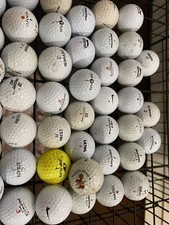 Assorted Hitaway/Practice Used Golf Balls, Color Mix - 100 total.