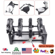 Manual 4 Clamps Pipe Fusion Welder PE HDPE PVDF Plastic Welding Machine 63-160mm
