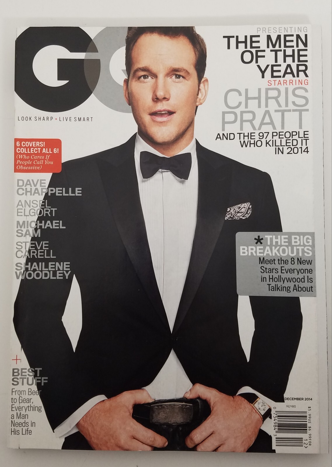 GQ Magazine Men of the Year December 2014 Chris Pratt Chappelle Elgort
