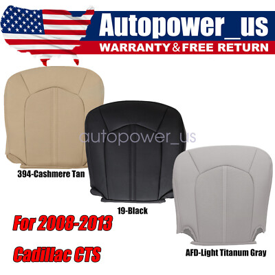 For 2008-2013 Cadillac CTS Front Side Driver/Passenger Bottom Leather Seat Cover