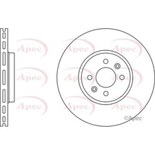 Apec Front Brake Disc (DSK2377) - OE High Quality Precision Engineered Part