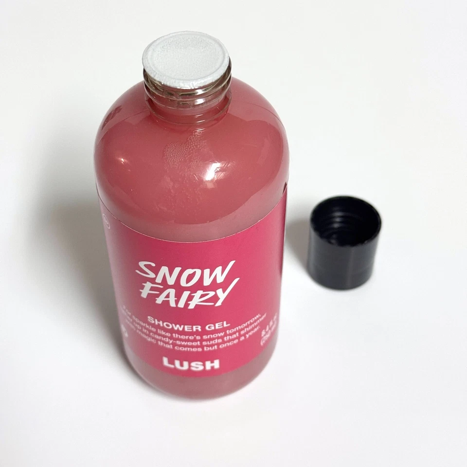 NUEVO SELLADO Lush Snow Fairy 8,4 fl oz 250 ml gel de ducha autoconservable enero 2026 Foto 3 de 4