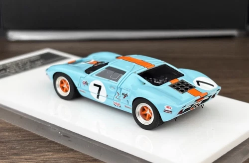 MY 64 1/64 Resin car model Ford GT40 MKI 1960 Le Mans Racing # 7 - Picture 6 of 6