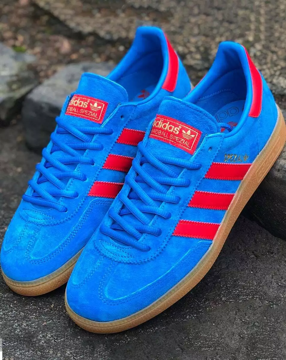 Pelagisch wervelkolom hoop NEW Adidas Originals HANDBALL SPEZIAL Blue &amp; Red Men&#039;s Trainers -  Size 12 UK | eBay