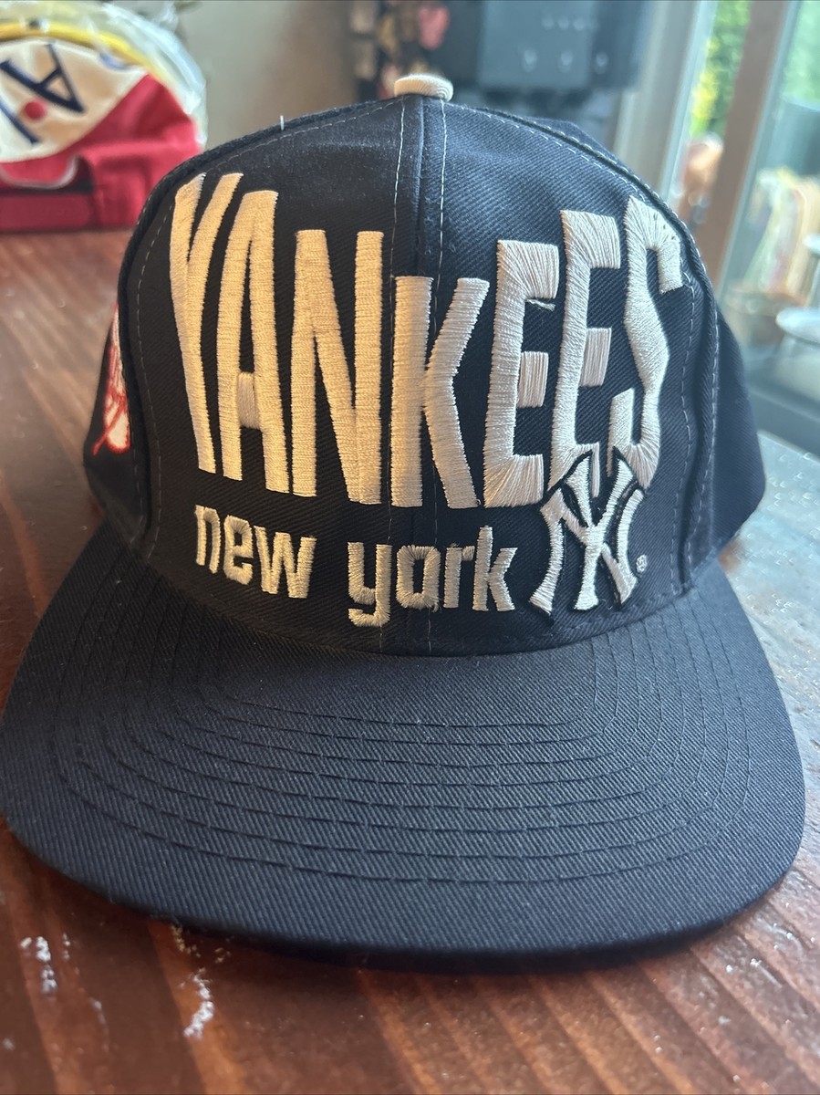 Vintage New York Yankees Logo 7 Big Block Adjustable Hat