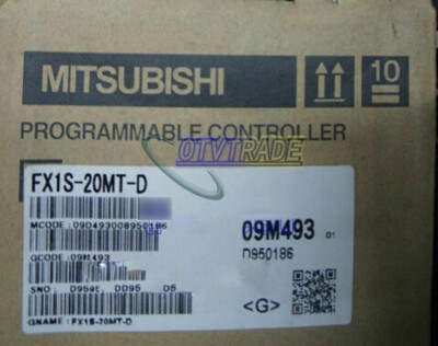 One NEW IN BOX Mitsubishi Melsec PLC FX1S-20MT-D FX1S20MTD