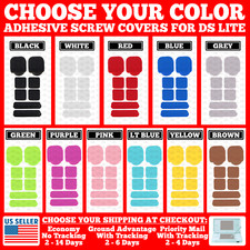 NDSL Color Screw Hole Rubber Dust Cover Plug for Nintendo DS Lite Replacement