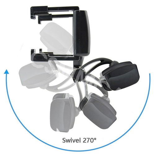 360° Rotatable Car Rearview Mirror Mount Stand Holder Cradle For Cell Phone GPS - Picture 7 of 17