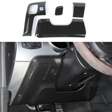 Interior Steering Wheel Dash Lower Panel Cover Trim For Ford Mustang 15 Carbon