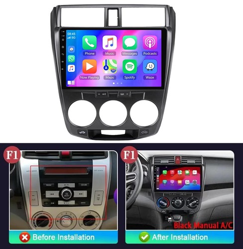 CarPlay Android 14 Auto Car Stereo Navi For Honda City 2008-2013 Head Unit 64GB - Picture 5 of 19
