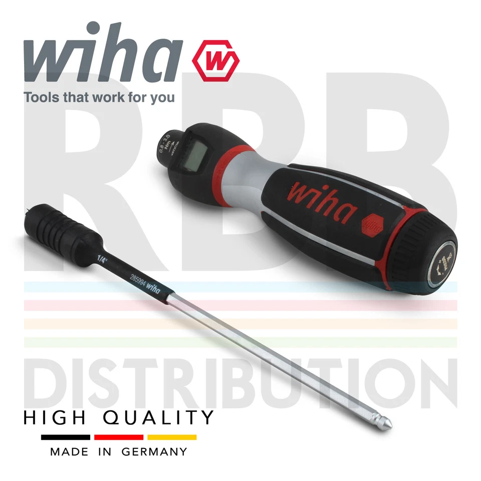 Wiha 36887 Torque Screwdriver Hex 4mm ITorque 0,8 to 3 NM With Digital Scale - Image 4 of 4