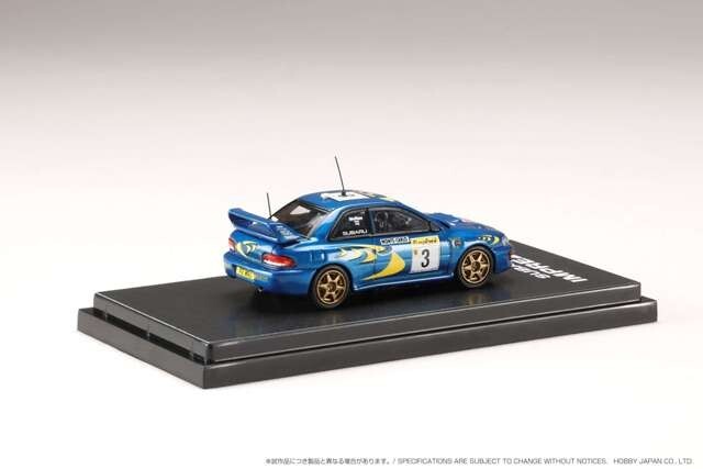 HJR642041A HobbyJapan 1:64 Subaru Impreza WRC 1997 #3 Monte Carlo