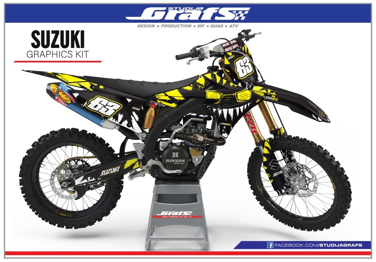 1993 1994 1995 Graphics Kit For SUZUKI RM125 RM250 RM 125 250