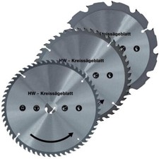 Walter Hartmetall Sägeblatt Set 160x30mm Ø für Handkreissäge Tischkreissäge