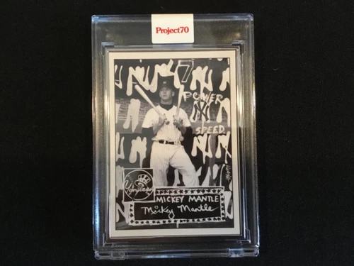 Topps Project 70 Mickey Mantle Artist Proof Uniform # 07/51 by Gregory Siff