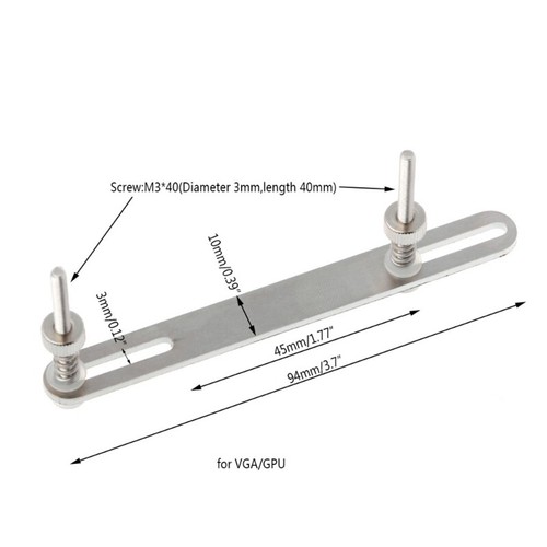 Stainless Steel Water Cooling Waterblock Buckles Heatsink Block Liquid Cooler - Photo 2/8