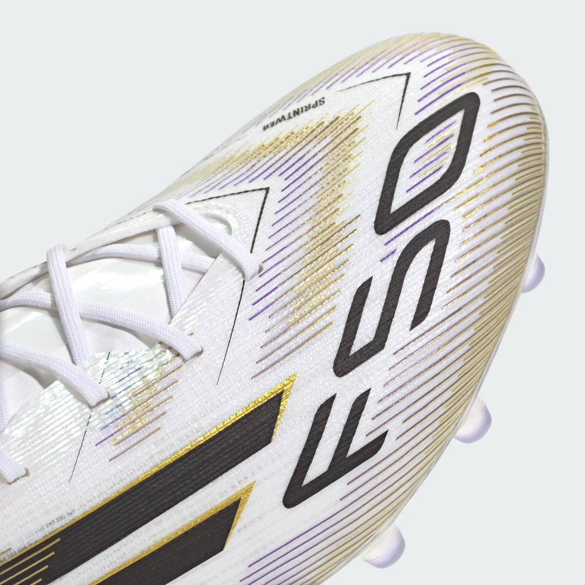 adidas Soccer Cleats F50 ELITE AG Footwear White/Gold Metallic