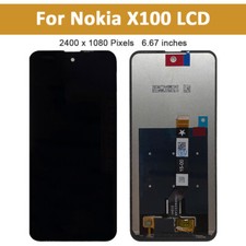 For 6.67" Nokia X100 5G LCD Display Touch Screen Digitizer Assembly With Frame