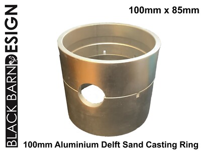 100mm Alu 2 Teilig Formringe Delfter Ton Petrobond Sandguss mit Klemme