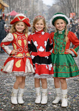 Kinder Gardekostüme Mariechen Funkenmariechen Tanzmarie Gardekleid