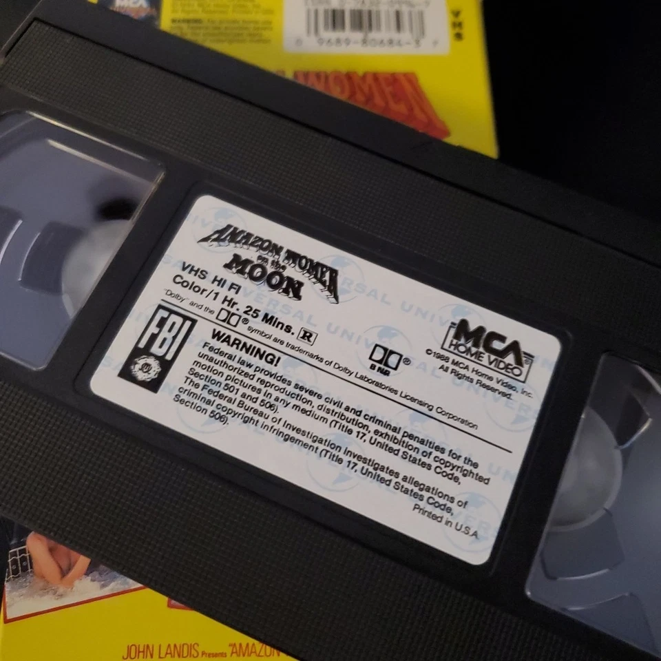 Amazon Women on the Moon VHS Rosanna Marquette Carrie Fischer Howard Hessman - Image 4 of 4