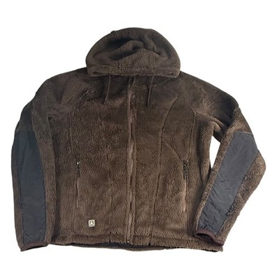 Triple Aught Design Shag Master Jacket Womens 2XL Brown Polartec Fleece Hooded