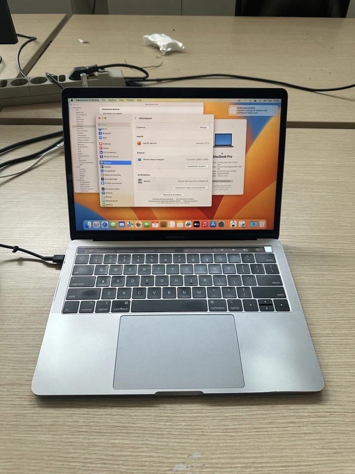 Apple MacBook Pro 13" 2018 · i7 · 16GB · 500GB, foto 1 di 5