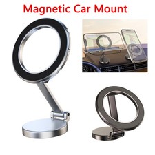 360  Rotation Magnetic Phone Holder Foldable Car Mount Stand Dashboard Universal