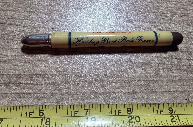 Vtg 1939 Hershey Park Ball Room 25th Anniversary Bullet Pencil