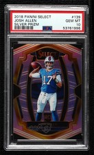 2018 Panini Select Premier Level Silver Prizm Josh Allen #139 PSA 10 GEM MT 18f3