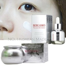BERGAMO/Crema blanqueadora de nieve 50 g y ampolla blanqueadora iluminadora EX 30 ml/NO.1