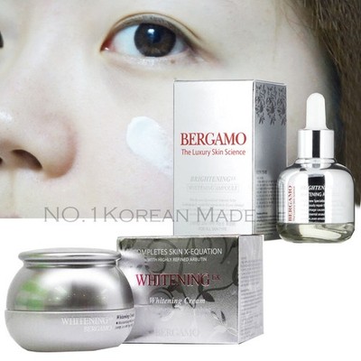 BERGAMO/Snow Whitening Cream 50g & Brightening EX Whitening Ampoule 30ml/NO.1