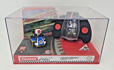 Carrera RC Mario Kart 1:50 Scale Blue TOAD Mini Remote Control Car Nintendo NOS