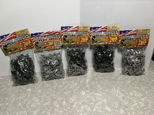 5 bags Army Forces 53 Piece Combat Soldiers each Gray and green Plastic 2"