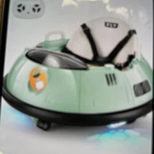 Hikole Electric car w/Remote Bumper Car – Green ￼NEW kid birthday gift/toy