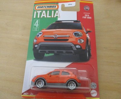Matchbox Italia 2021 #04 2016 Fiat 500X in rot / red - neu in OVP auf Longcard