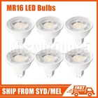 6pcs 12V MR16 LED Bulb GU5.3 Pin Base 5W 4000K White Light Spotlight for Track