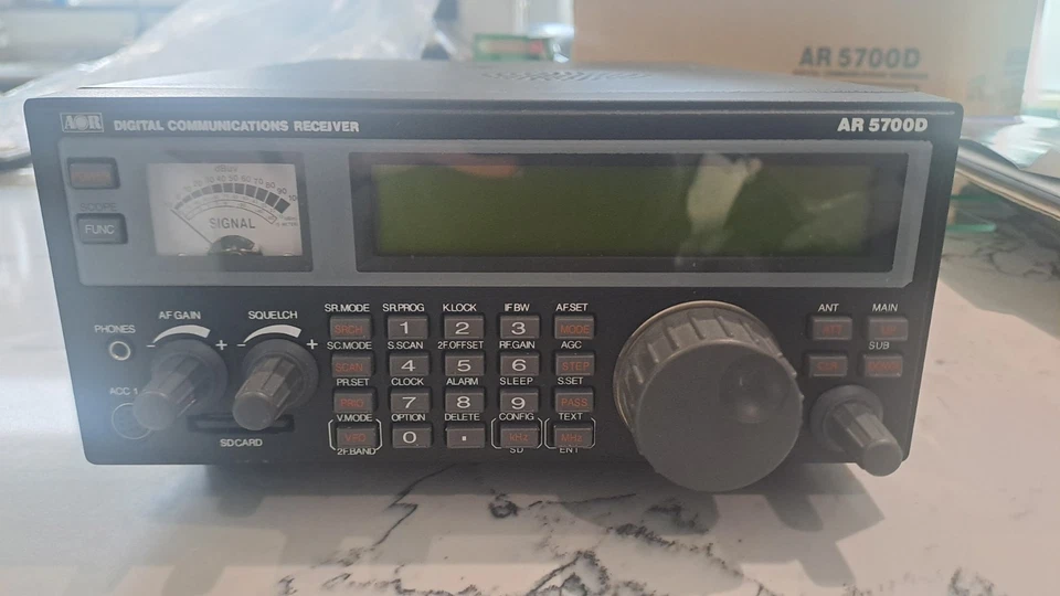 AOR AR5700D Digital Communications Receiver New Firmware, Compatible with AS5700 - Image 4 of 4