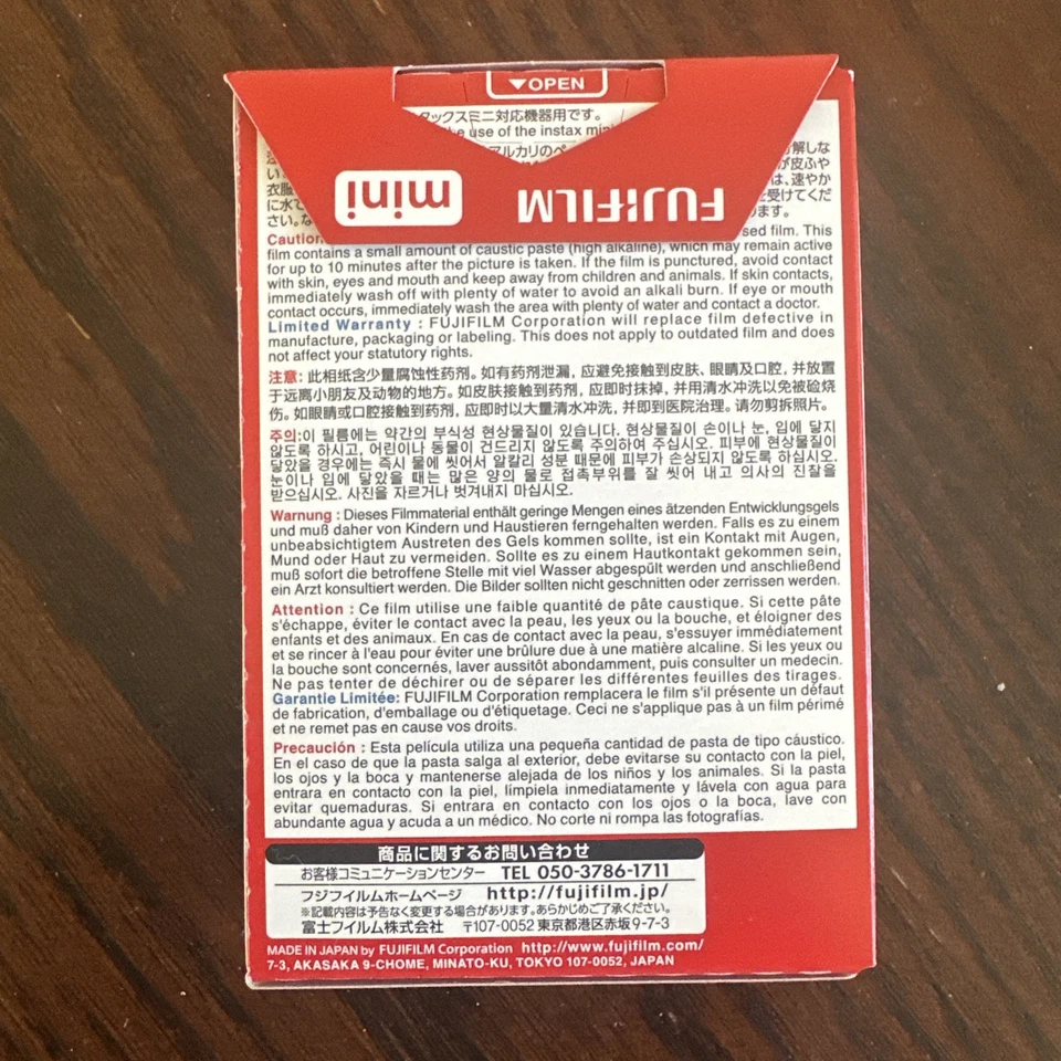 Supreme Fujifilm instax Mini Instant Film (Pack of 10) White (Pack of 10) - Image 4 of 4