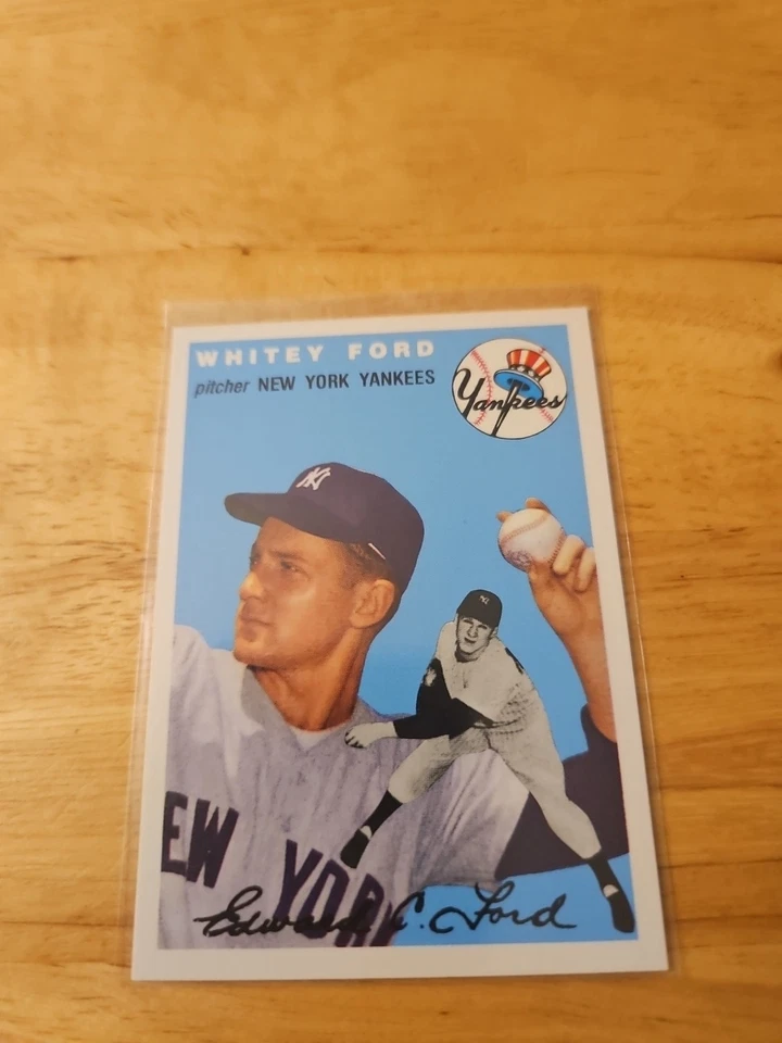 1994 Topps Archives The Ultimate 1954 Set - Whitey Ford #37 - Image 2 of 3