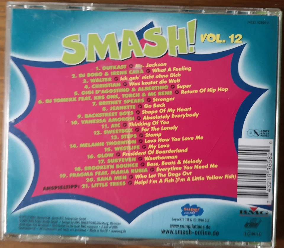 Smash! Vol.12, Sampler, CD - Bild 2 von 2
