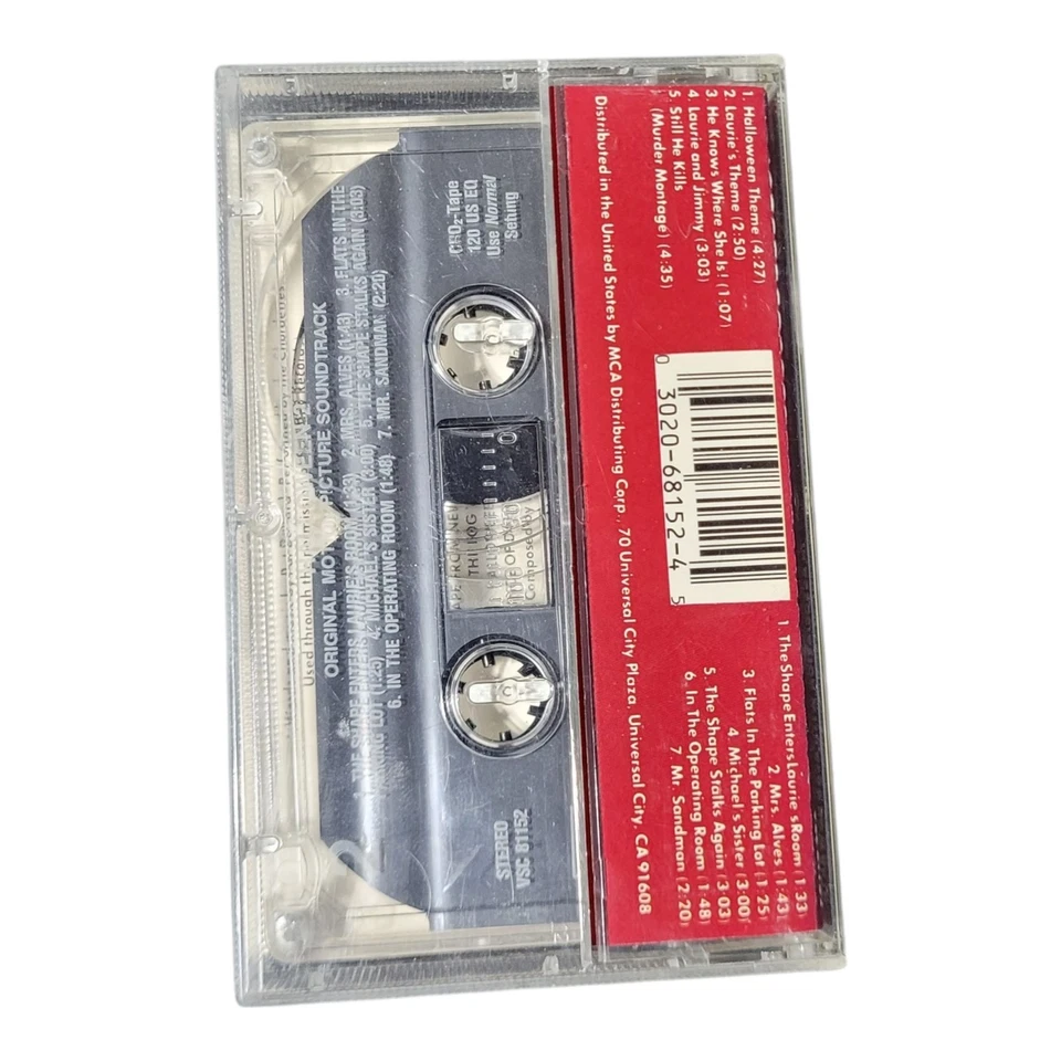 Halloween II Soundtrack John Carpenter Cassette 1988 Horror Slasher Synth Rare - Image 2 of 4