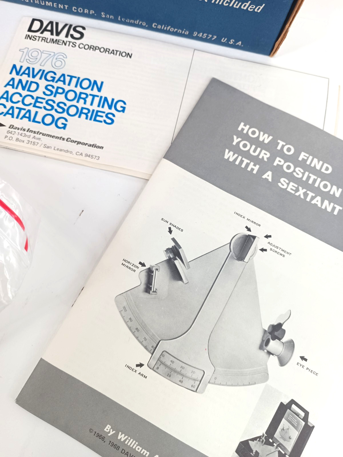 The Davis Mark 3 Marine Sextant With Original Box & Paperwork 1976 Nice!