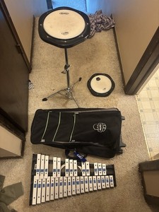 Mapex Analog Practice Pad Set, Pad, Stand, Bag & Glockenspiel Included