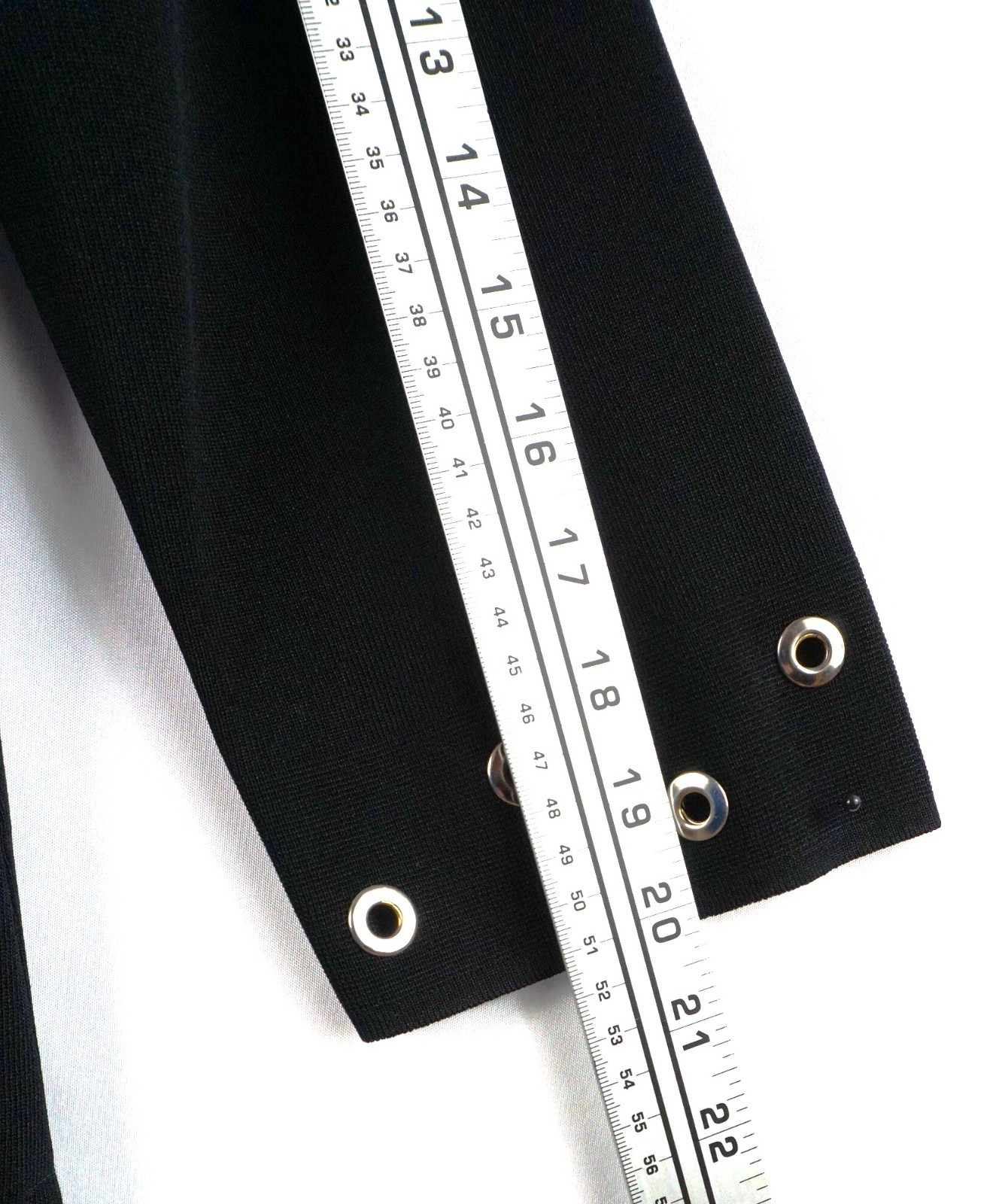 EXCLUSIVELY MISOOK BLACK JACKET SILVER METAL GROM… - image 5